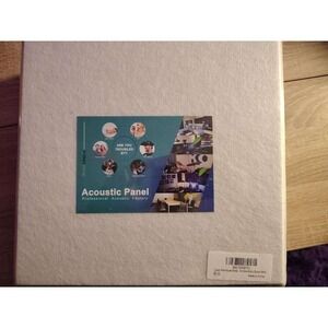 12 Pack White Acoustic Panels Square Sound Proofing Foam for Home Studio 12x12